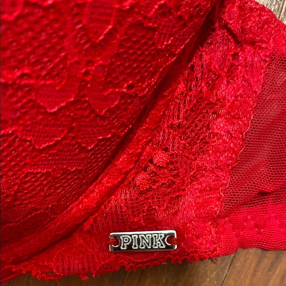 Red PINK by VS bra Size 34B - Picture 3 of 12